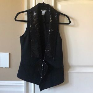 Sequin vest